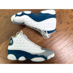 Nike Air Jordan 13 Retro GS Flint French Blue White DJ30003-164 Size 5Y Athletic